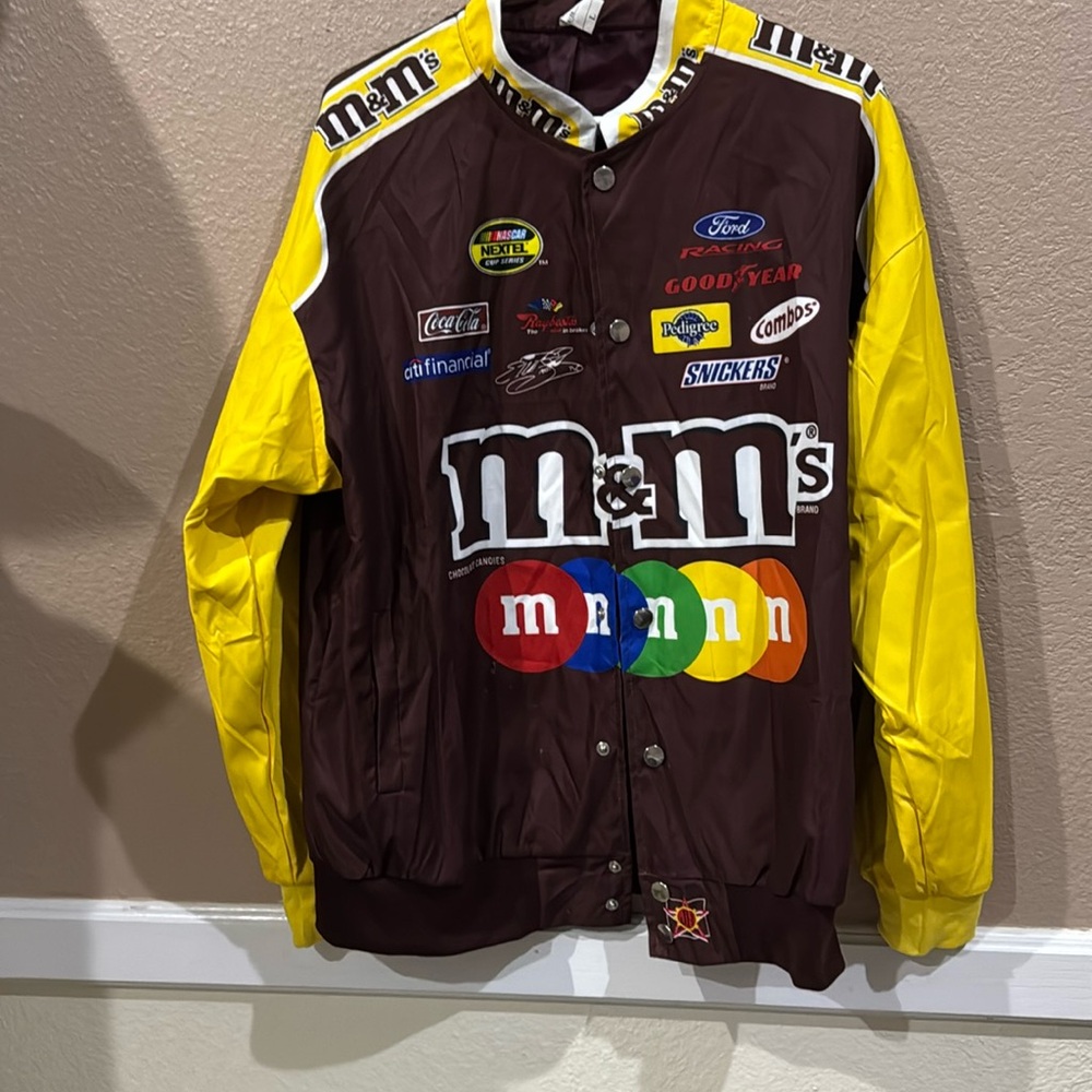 M&M's Racing Jacket - Yellow and Brown